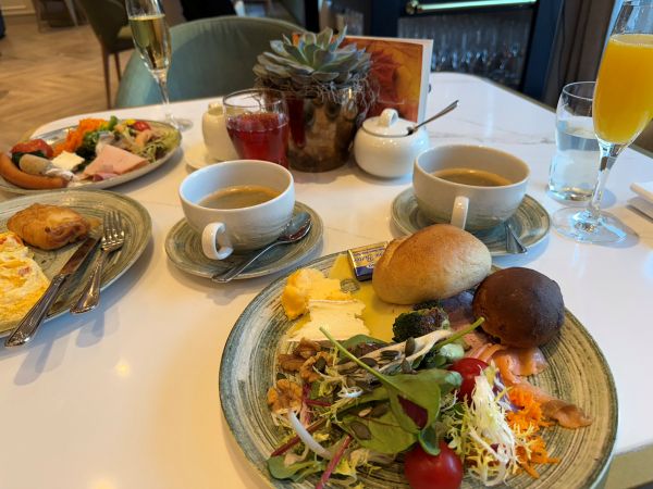 JWマリオットホテルの朝食ビュッフェ