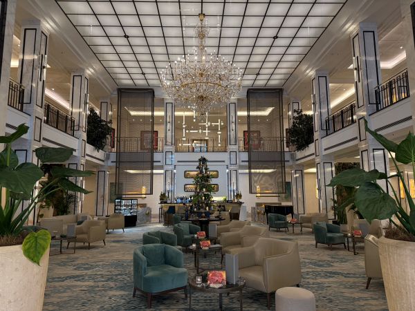 ベルリンのJWマリオットホテルロビー